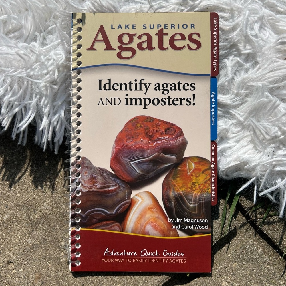 🩶5/$30 Lake Superior Agates Quick Guide - Spiral Bound and Easy to Carry